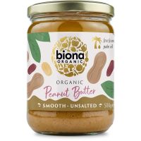 Biona Peanut Butter Smooth osaltat jordnötssmör 500 g