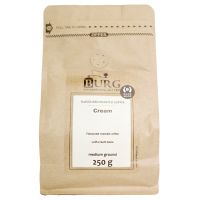 Burg smaksatt kaffe, grädde 250 g malet