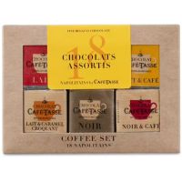 Café-Tasse Neapolitans 18 Assorted Chocolate Squares, 90 g