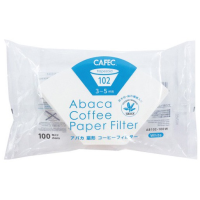 CAFEC Abaca Trapezoid AB102-100W filterpapper storlek 102, 100 st.