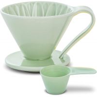 CAFEC Arita Ware Flower Dripper 4 koppar, grön