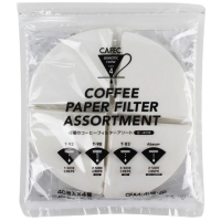 CAFEC 4P 4 koppars filterpapperssortiment, 4 × 40 st.