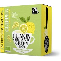 Clipper Organic Green Tea & Lemon 50 Bags