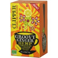 Clipper Organic Groovy Ginger - Hemp, Lemongrass & Ginger Infusion 20 påsar