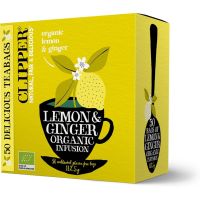 Clipper Organic Lemon & Ginger Infusion 50 tepåsar