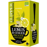 Clipper Organic Lemon & Ginger Infusion 20 Tea Bags