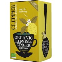 Clipper Organic Lemon & Ginger Infusion 20 Tea Bags