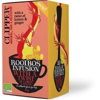 Clipper Rooibos Infusion With A Twist Of Lemon & Ginger 20 Tea Bags
