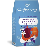 Coffeeway Vanilla Caramel koffeinfritt smaksatt malet kaffe 200 g