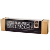 Comandante Bean Jar 4 Pack, brunt glas