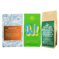 Mikrorosteri Brasilien-kaffe mixpaket 3 x 250 g kaffebönor