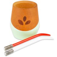 Delicatino mate set, naturgrön