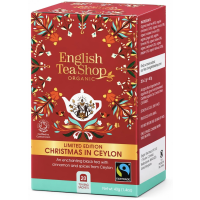 English Tea Shop Organic Black Tea Christmas In Ceylon 20 tepåsar