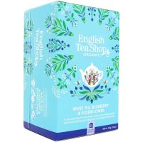 English Tea Shop Organic White Tea Blueberry & Elderflower, 20 tepåsar