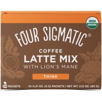 Four Sigmatic Mushroom Coffee Latte Mix With Lion's Mane, 10 portionspåsar