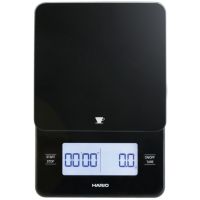 Hario Barista Glass Scale kaffevåg, svart