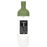 Hario Filter-In Bottle Cold Brewed Tea 750 ml, Olive Green