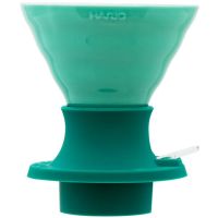 Hario V60 Immersion Dripper Switch Ceramic storlek 02 + filterpapper, turkos