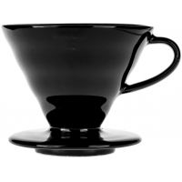 Hario V60 Kasuya Dripper storlek 02 filterhållare i porslin, svart