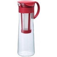 Hario Mizudashi Cold Brew Coffee Pot kaffekanna 1000 ml, röd