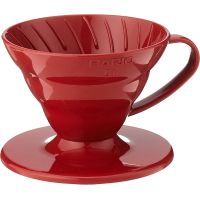 Hario V60 Dripper storlek 01 filterhållare, röd plast