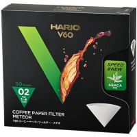 Hario V60 Meteor filterpapper storlek 02, 50 st.