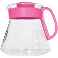 Hario V60 Range Server Candy Edition kaffekanna storlek 02, 600 ml Flamingo Pink
