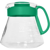 Hario V60 Range Server Candy Edition storlek 02, 600 ml Bamboo Green