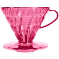 Hario V60 Dripper Size 02 Candy Edition, Flamingo Pink
