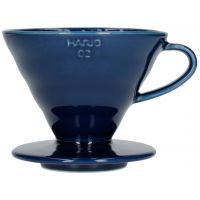 Hario V60 Ceramic Dripper Size 02, Indigo Blue