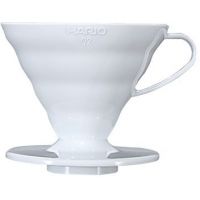 Hario V60 Dripper storlek 02 filterhållare i porslin, vit