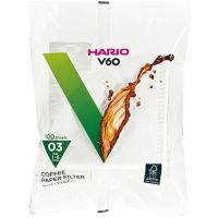 Hario V60 kaffefilter storlek 03, 100 st