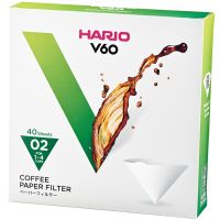 Hario V60 storlek 02 kaffefilter 40 st. i låda