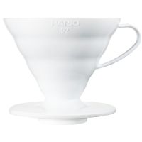 Hario V60 Dripper storlek 02 filterhållare, vit plast