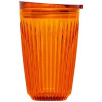 Huskee Cup Renew mugg + lock, 350 ml, Amber