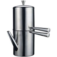 ILSA Neapolitan Cuccumella Steel Coffee Maker, 3 Cups