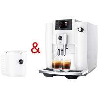 Jura E6 (EC) kaffeautomat + Cool Control mjölkkylare 0,6 l
