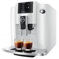 Jura E6 (EB) kaffeautomat, Piano White