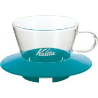 Kalita Wave #155 Glass Dripper filterhållare i glas, pepparmynta