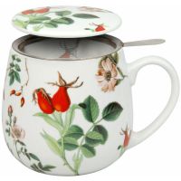 Könitz Cosy Mug Rose Hip -temugg med sil 420 ml