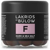 Lakrids by Bulow - F - Dark & Sea Salt 125 g