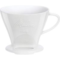 Melitta filterhållare i porslin 1x4, vit