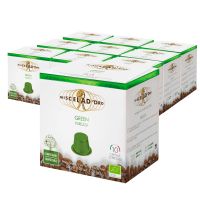 Miscela d'Oro Espresso Green Nespresso-kompatibel kaffekapsel 10 x 10 st grossistförpackning