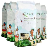 Puro Organic Bio 9 x 1 kg kaffebönor grossistförpackning