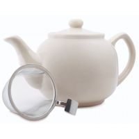 Shamila Ceramic Teapot with Strainer 1,2 l, Sand