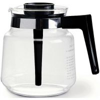 Moccamaster glaskanna med svart lock för KB-seriens kaffebryggare