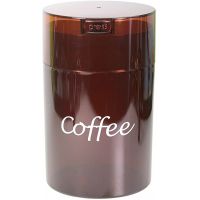 TightVac CoffeeVac förvaringsburk 500 g, brun med text