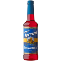Torani Sugar Free Strawberry sockerfri smaksirapi 750 ml PET