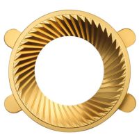 Varia VS6 Supernova Gold Titanium 58 mm Flat Burrs -malverk