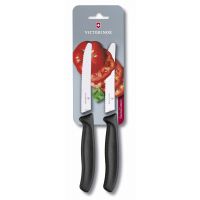 Victorinox Swiss Classic tomatkniv 11 cm 2 st, svart